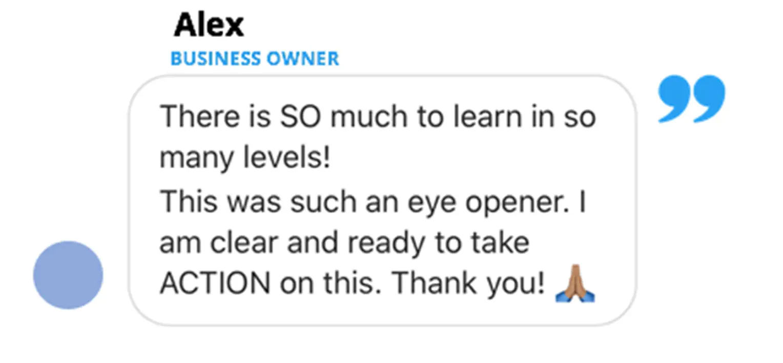 Holistic Freedom Testimonial