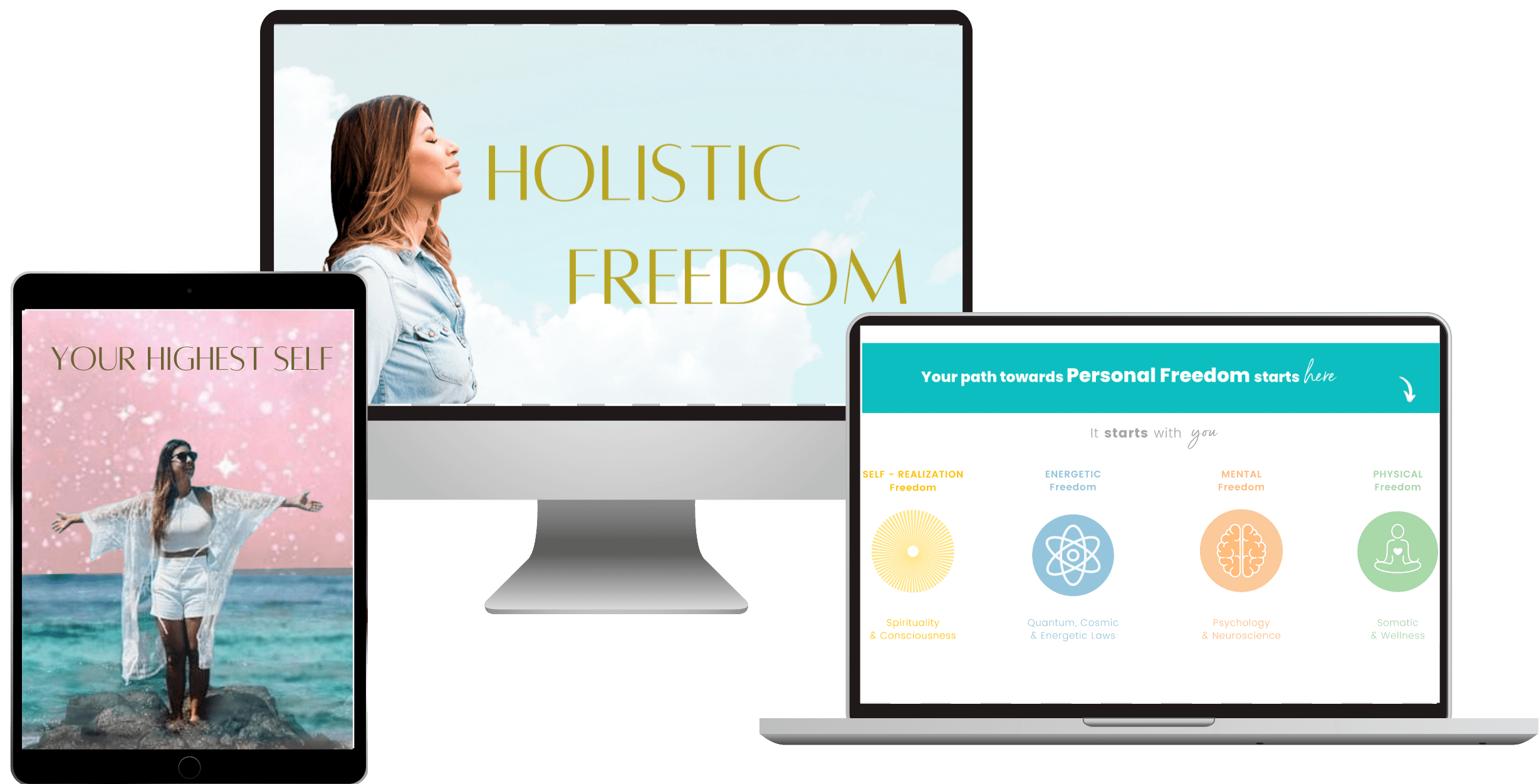 Holistic Freedom Program Mockup Holistic Freedom Program
