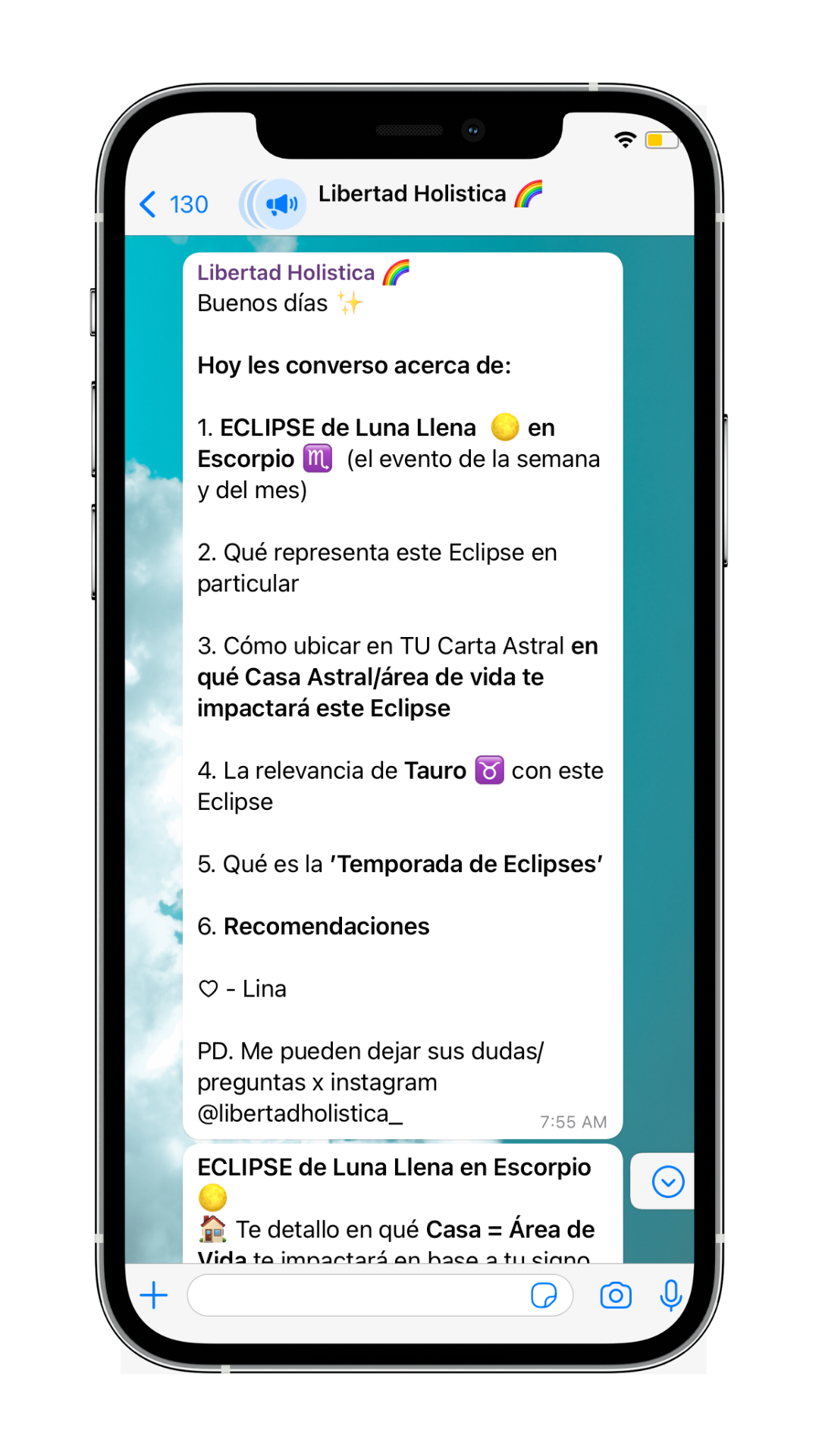 Whatsapp Grupo - LibertadHolistica.com